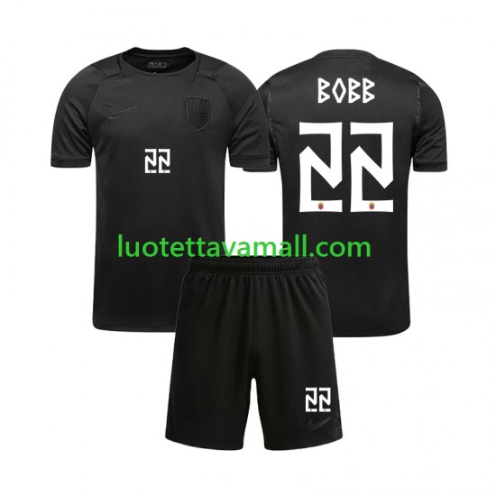 Lapset Norja Oscar Bobb 22 World Cup 2026 Lyhythihainen Fanipaita ,Vieras