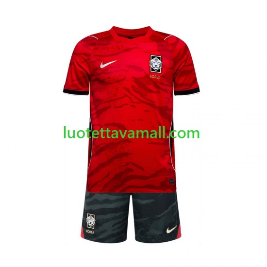 Lapset Etelä-Korea World Cup 2026 Lyhythihainen Fanipaita ,Koti