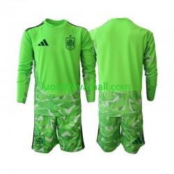 Lapset Espanja Maalivahdin 6th Green color World Cup 2026 Pitkähihainen Fanipaita Lapset Espanja Maalivahdin 6th Green color World Cup 2026 Pitkähihainen Fanipaita
