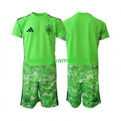 Lapset Espanja Maalivahdin 6th Green color World Cup 2026 Lyhythihainen Fanipaita Lapset Espanja Maalivahdin 6th Green color World Cup 2026 Lyhythihainen Fanipaita