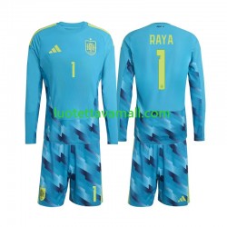 Lapset Espanja Maalivahdin David Raya 1 World Cup 2026 Pitkähihainen Fanipaita ,Koti Lapset Espanja Maalivahdin David Raya 1 World Cup 2026 Pitkähihainen Fanipaita ,Koti