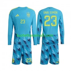 Lapset Espanja Maalivahdin Unai Simon 23 World Cup 2026 Pitkähihainen Fanipaita ,Koti Lapset Espanja Maalivahdin Unai Simon 23 World Cup 2026 Pitkähihainen Fanipaita ,Koti