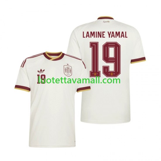 Miehet Espanja Lamine Yamal 19 World Cup 2026 Lyhythihainen Fanipaita ,Vieras