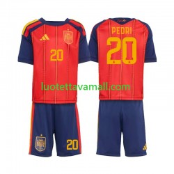 Lapset Espanja Pedri 20 World Cup 2026 Lyhythihainen Fanipaita ,Koti Lapset Espanja Pedri 20 World Cup 2026 Lyhythihainen Fanipaita ,Koti
