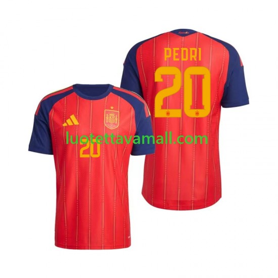 Miehet Espanja Pedri 20 World Cup 2026 Lyhythihainen Fanipaita ,Koti