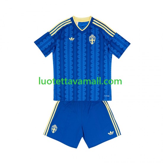Lapset Ruotsi World Cup 2026 Lyhythihainen Fanipaita ,Vieras