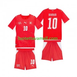 Lapset Sveitsi Granit Xhaka 10 World Cup 2026 Lyhythihainen Fanipaita ,Koti Lapset Sveitsi Granit Xhaka 10 World Cup 2026 Lyhythihainen Fanipaita ,Koti