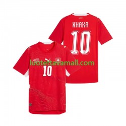 Miehet Sveitsi Granit Xhaka 10 World Cup 2026 Lyhythihainen Fanipaita ,Koti Miehet Sveitsi Granit Xhaka 10 World Cup 2026 Lyhythihainen Fanipaita ,Koti