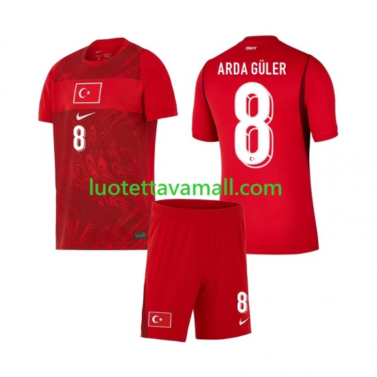 Lapset Turkki Arda Guler 8 World Cup 2026 Lyhythihainen Fanipaita ,Koti
