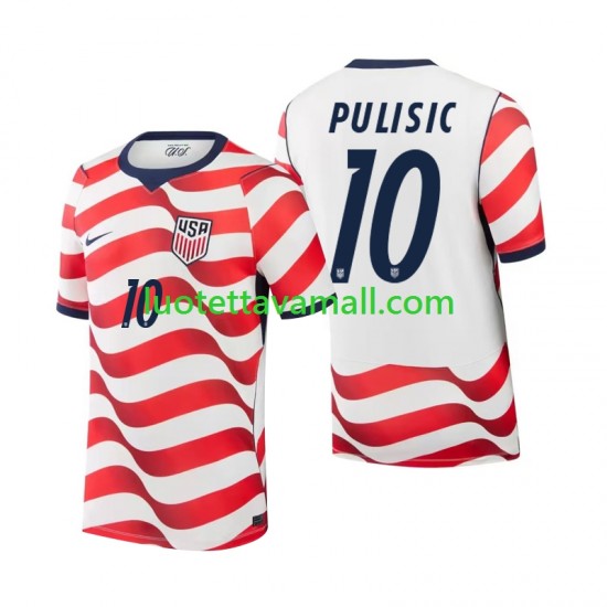 Miehet Yhdysvallat Christian Pulisic 10 World Cup 2026 Lyhythihainen Fanipaita ,Koti