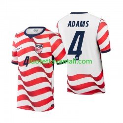 Miehet Yhdysvallat Tyler Adams 4 World Cup 2026 Lyhythihainen Fanipaita ,Koti Miehet Yhdysvallat Tyler Adams 4 World Cup 2026 Lyhythihainen Fanipaita ,Koti
