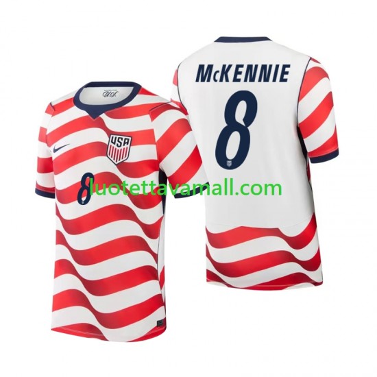 Miehet Yhdysvallat Weston McKennie 8 World Cup 2026 Lyhythihainen Fanipaita ,Koti
