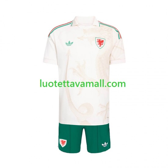 Lapset Wales World Cup 2026 Lyhythihainen Fanipaita ,Vieras