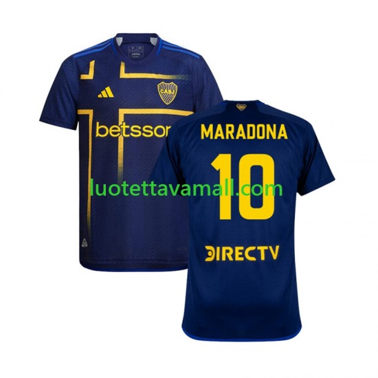 Miehet Boca Juniors MARADONA 10 2024-2025 Lyhythihainen Fanipaita ,Kolmas