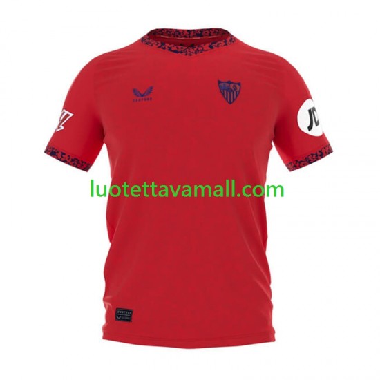 Miehet Sevilla FC 2024-2025 Lyhythihainen Fanipaita ,Vieras