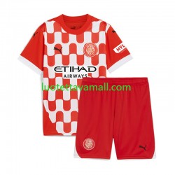 Lapset Girona 2024-2025 Lyhythihainen Fanipaita ,Koti