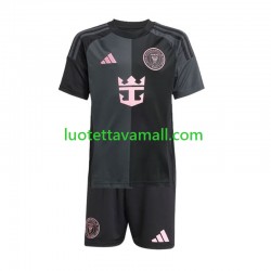 Lapset Inter Miami 2024-2025 Lyhythihainen Fanipaita ,Vieras