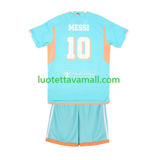 Lapset Inter Miami Lionel Messi 10 2024-2025 Lyhythihainen Fanipaita ,Kolmas