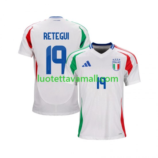 Miehet Italia Mateo Retegui 19 2024 Lyhythihainen Fanipaita ,Vieras