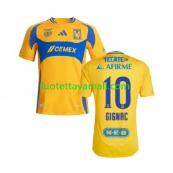 Miehet Tigres UANL Gignac 10 2024-2025 Lyhythihainen Fanipaita ,Koti