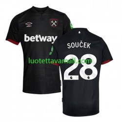 Miehet West Ham United SOUCEK 28 2024-2025 Lyhythihainen Fanipaita ,Vieras