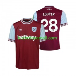 Miehet West Ham United SOUCEK 28 2024-2025 Lyhythihainen Fanipaita ,Koti