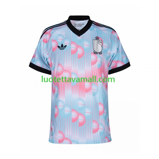 Miehet Belgia World Cup 2026 Lyhythihainen Fanipaita ,Vieras