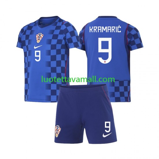 Lapset Kroatia Andrej Kramaric 9 World Cup 2026 Lyhythihainen Fanipaita ,Vieras