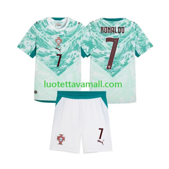 Lapset Portugali Cristiano Ronaldo 7 2026 2027 Lyhythihainen Fanipaita ,Vieras