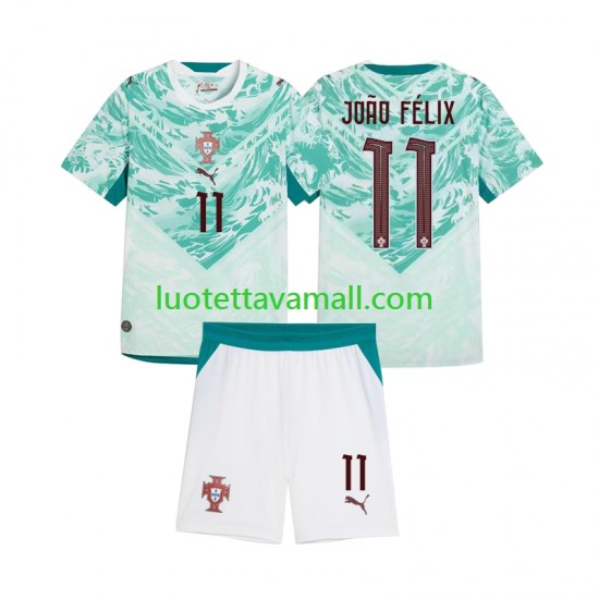 Lapset Portugali Joao Felix 11 2026 2027 Lyhythihainen Fanipaita ,Vieras