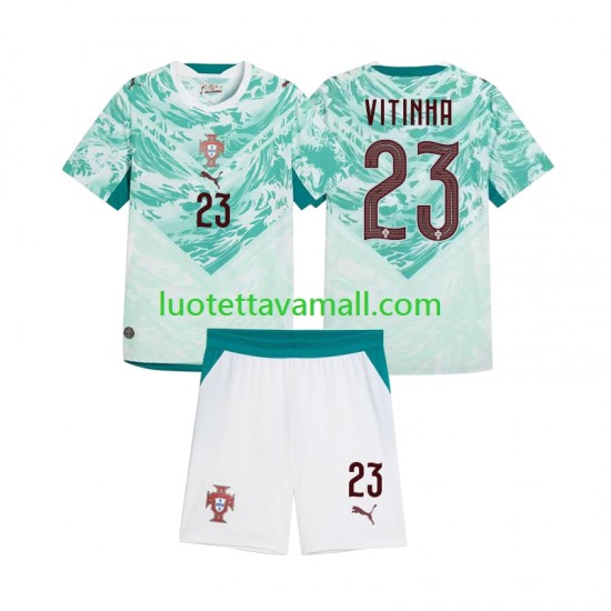 Lapset Portugali Vitinha 23 2026 2027 Lyhythihainen Fanipaita ,Vieras