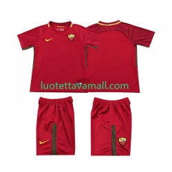 Lapset AS Roma Retro 2017-2018 Lyhythihainen Fanipaita ,Koti