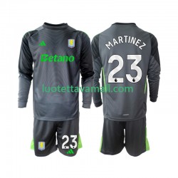 Lapset Aston Villa Maalivahdin Emiliano Martinez 23 2025-2026 Pitkähihainen Fanipaita ,Koti