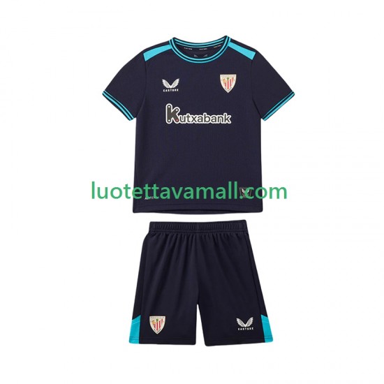 Lapset Athletic Bilbao 2025-2026 Lyhythihainen Fanipaita ,Vieras