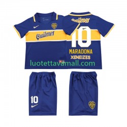 Lapset CA Boca Juniors MARADONA 10 Retro 1996 1997 Lyhythihainen Fanipaita ,Koti