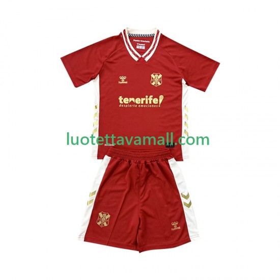 Lapset CD Tenerife 2025-2026 Lyhythihainen Fanipaita ,Vieras