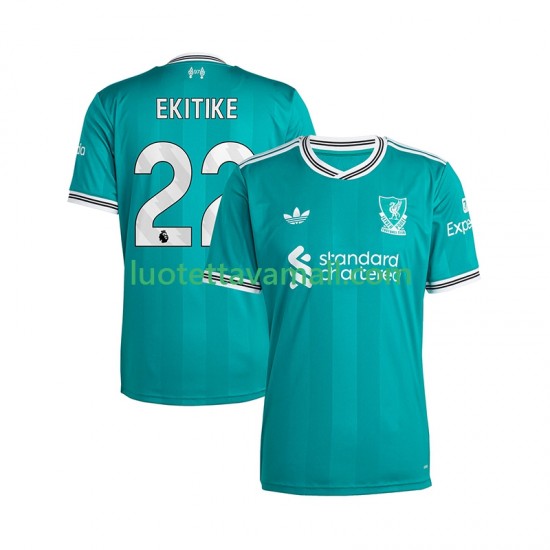 Miehet Liverpool Hugo Ekitike 22 2025-2026 Lyhythihainen Fanipaita ,Kolmas