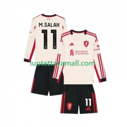 Lapset Liverpool Mohamed Salah 11 2025-2026 Pitkähihainen Fanipaita ,Vieras