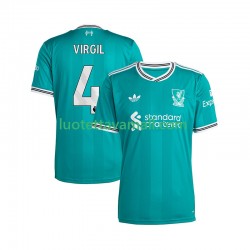 Miehet Liverpool Virgil van Dijk 4 2025-2026 Lyhythihainen Fanipaita ,Kolmas