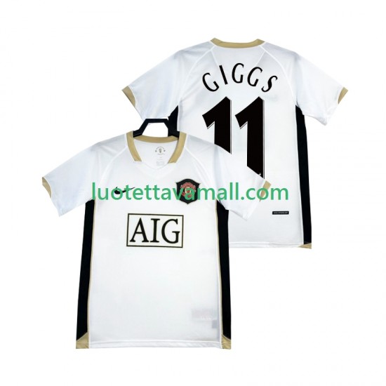 Miehet Manchester United GIGGS 11 Retro 2006-2007 Lyhythihainen Fanipaita ,Vieras