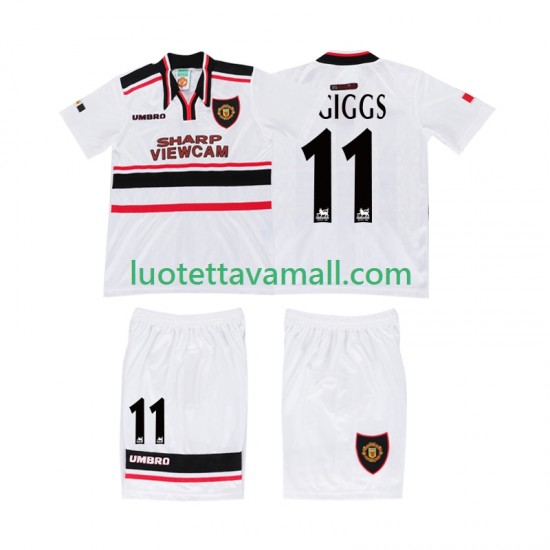 Lapset Manchester United GIGGS 11 Retro 1998 Lyhythihainen Fanipaita ,Vieras