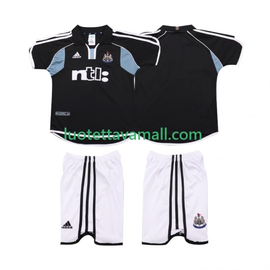 Lapset Newcastle United Retro 2000 2001 Lyhythihainen Fanipaita ,Vieras