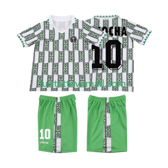 Lapset Nigeria OKOCHA 10 Retro 1994 Lyhythihainen Fanipaita ,Vieras
