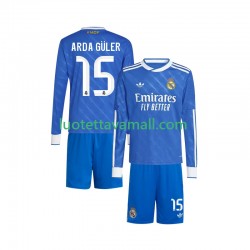 Lapset Real Madrid Arda Guler 15 2025-2026 Pitkähihainen Fanipaita ,Kolmas