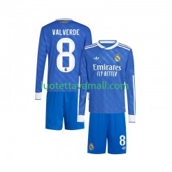 Lapset Real Madrid Valverde 8 2025-2026 Pitkähihainen Fanipaita ,Kolmas