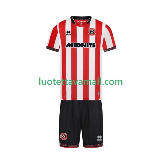 Lapset Sheffield United 2025-2026 Lyhythihainen Fanipaita ,Koti