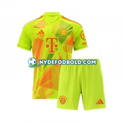 Lapset FC Bayern München Maalivahdin 2024-2025 Lyhythihainen Fanipaita ,Koti