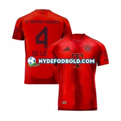 Miehet FC Bayern München Matthijs de Ligt 4 2024-2025 Punainen Lyhythihainen Fanipaita ,Koti