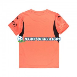 Miehet Manchester City Maalivahdin 2024-2025 Oranssi Lyhythihainen Fanipaita ,Vieras