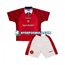 Lapset Manchester United Retro 1996 Lyhythihainen Fanipaita ,Koti